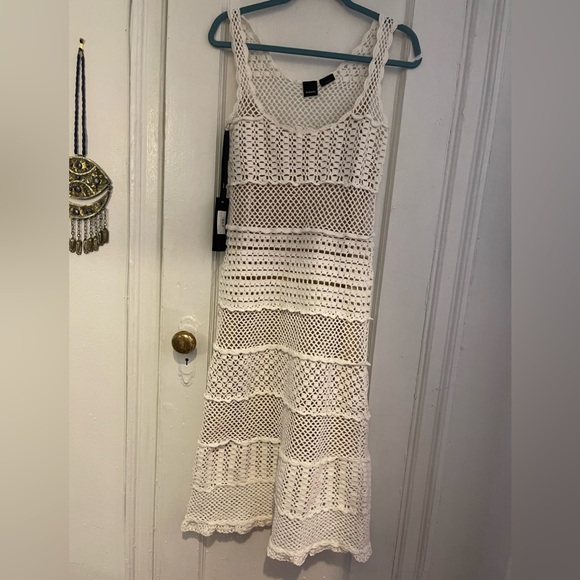 Pinko Jamaica Crotchet Lace Dress. - Picture 7 of 12